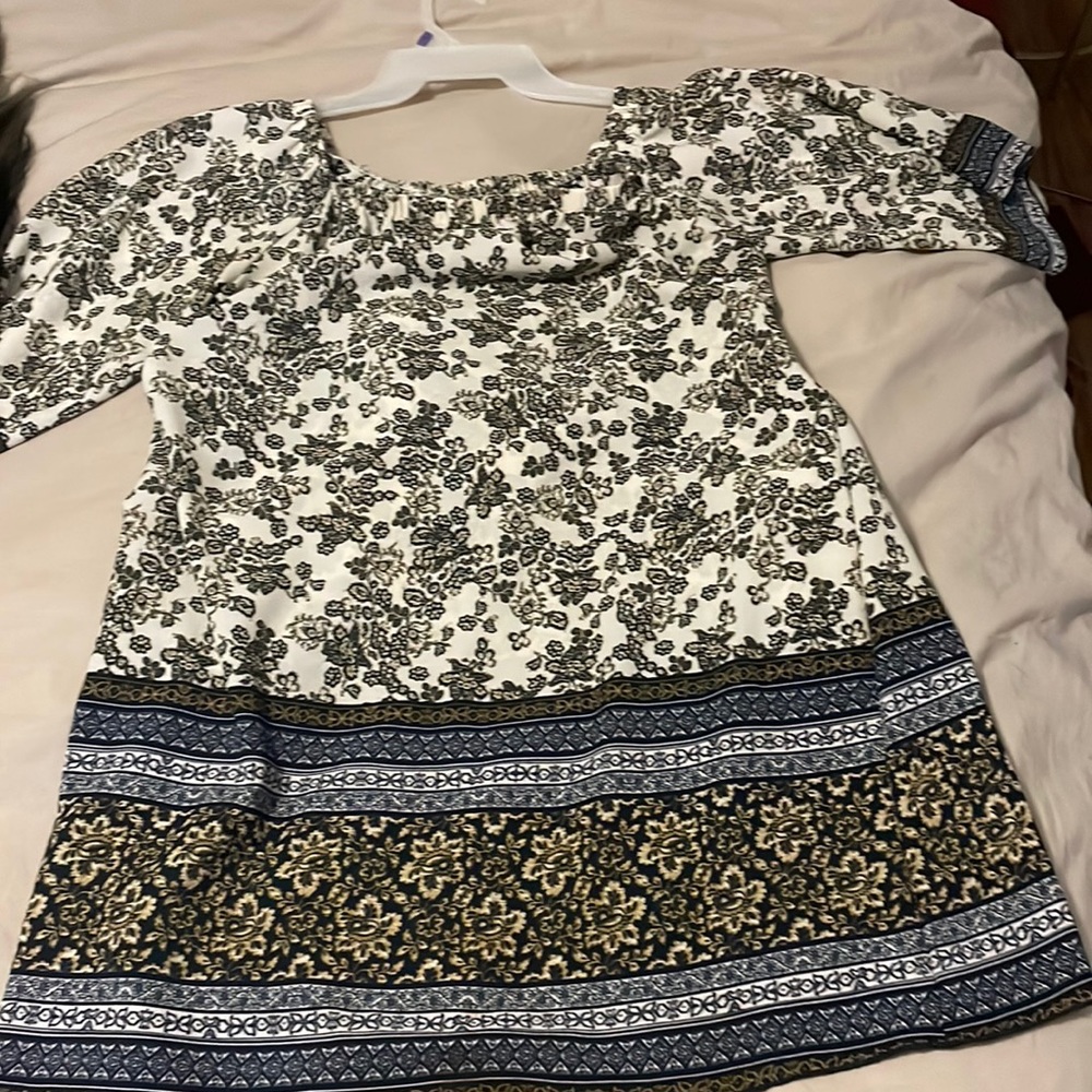 Off the shoulder mini dress
